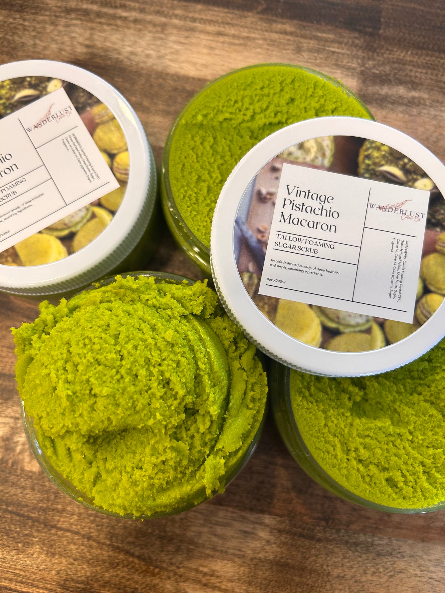 Vintage Pistachio Macaron