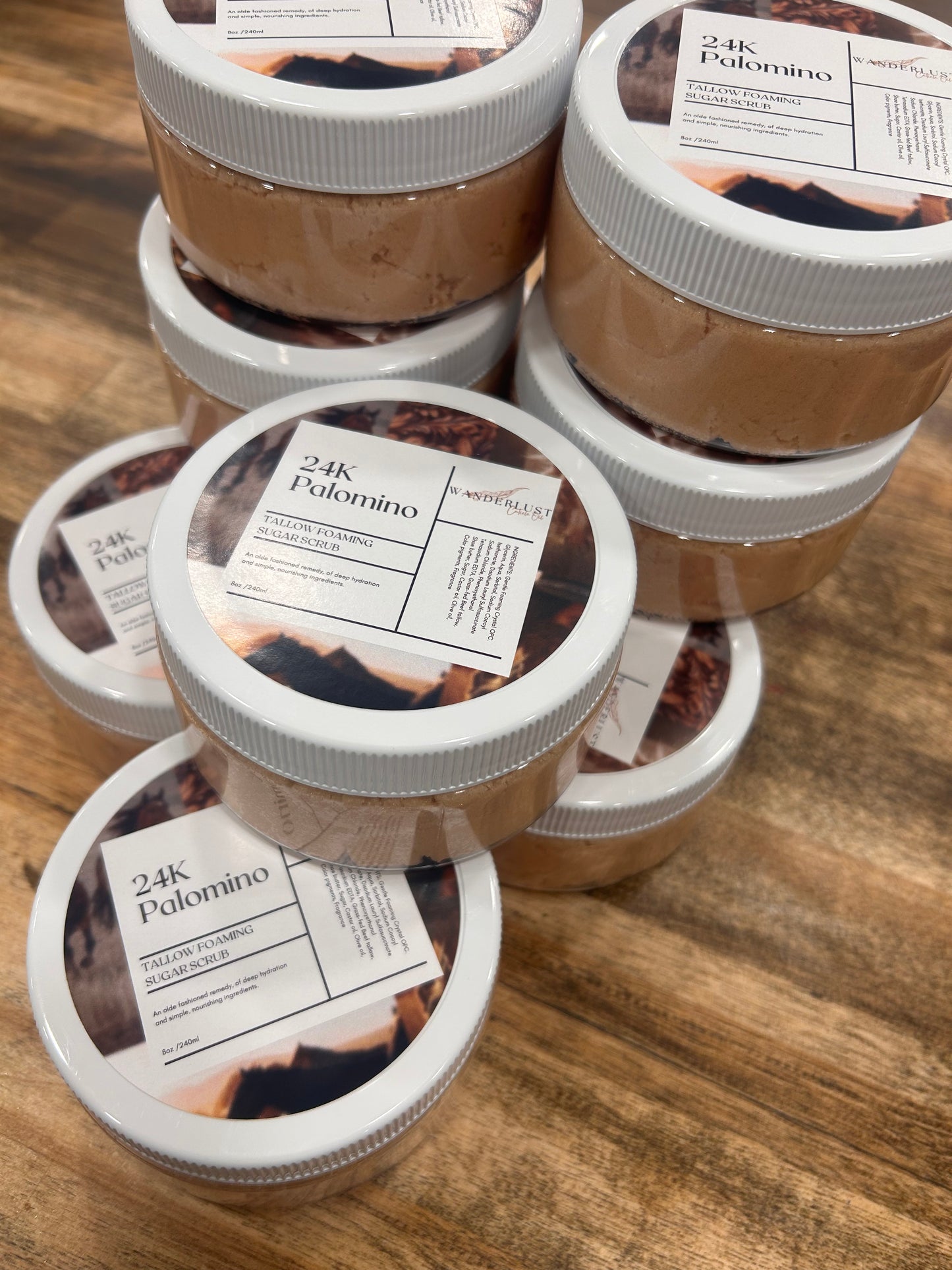 Tallow Foaming Sugar Scrubs