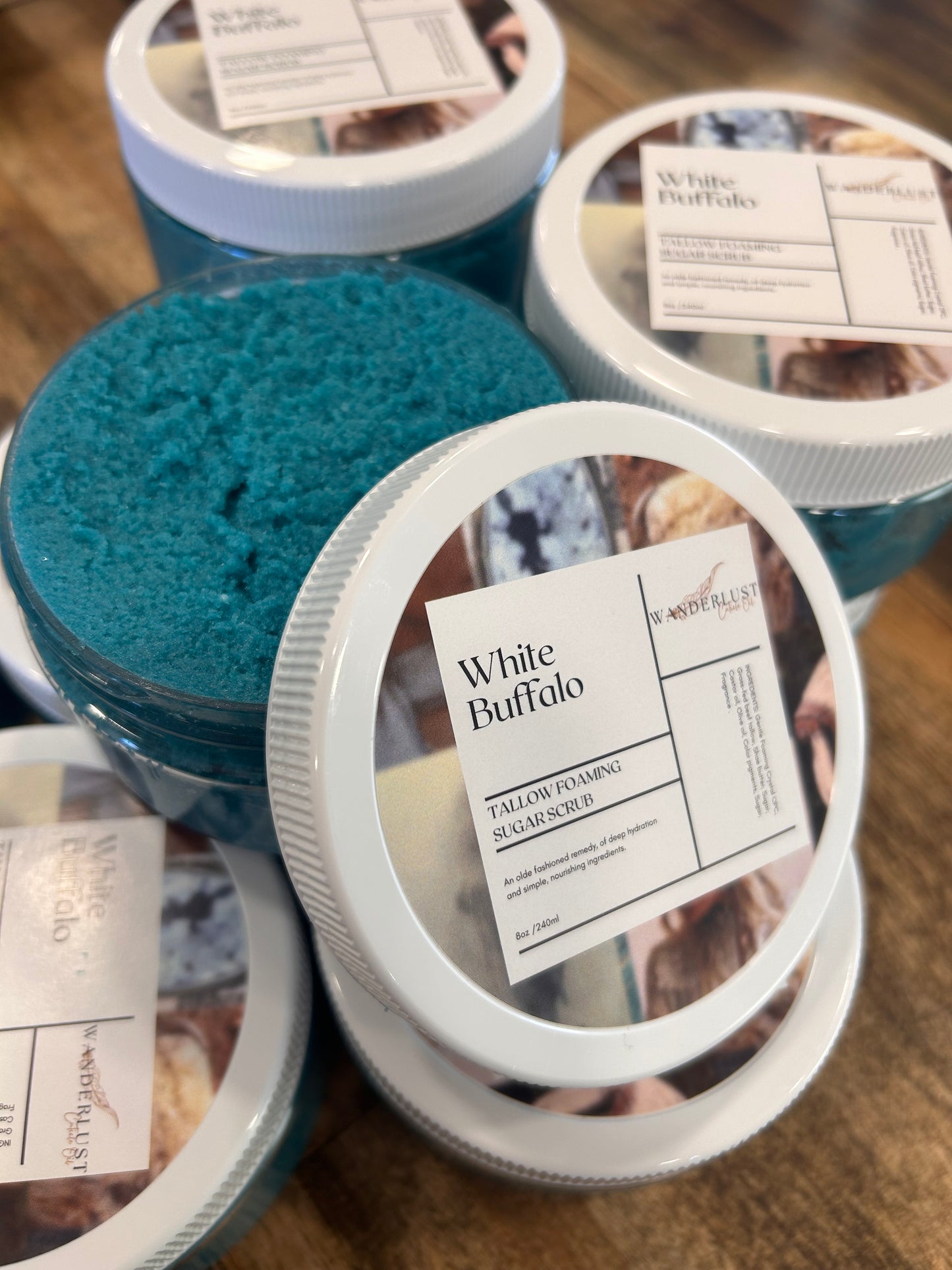 Tallow Foaming Sugar Scrubs